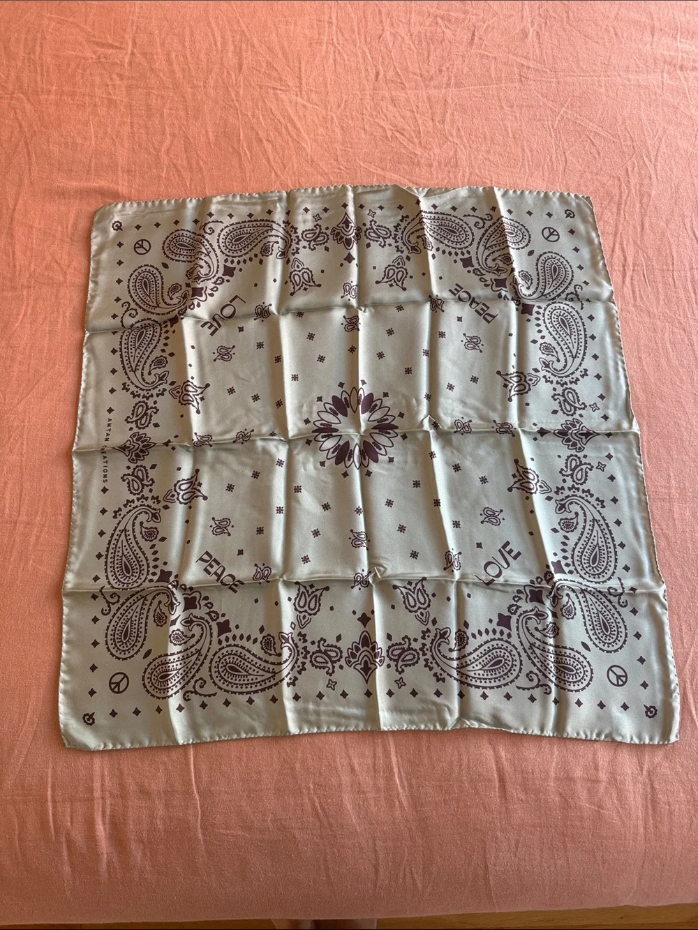 100% Silk Hermes like Scarf